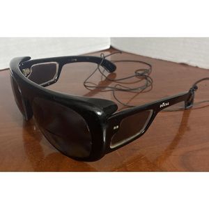 Vintage Rare Ducal Black Thick Fishing Thick Sunglasses Made In Japan